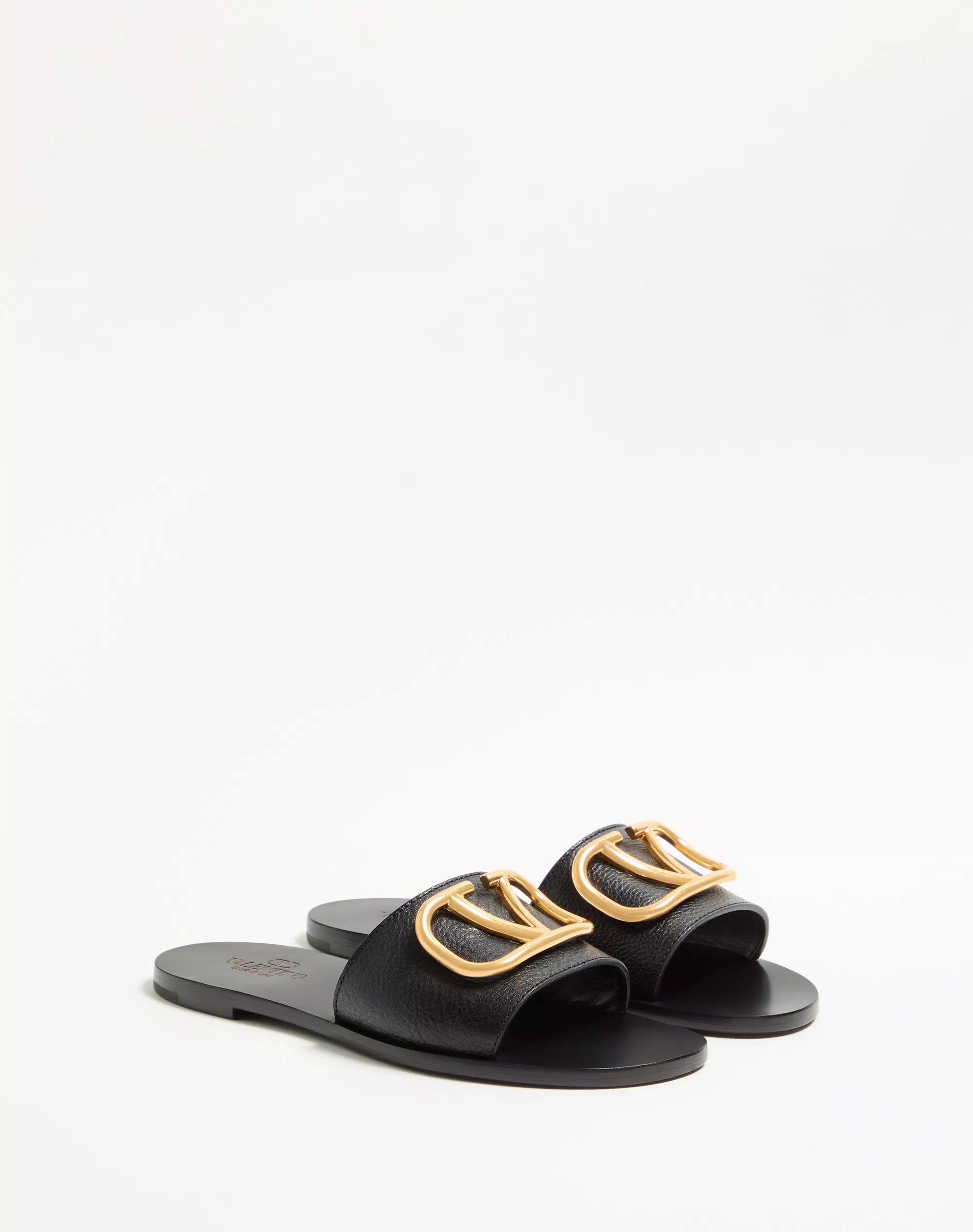 Valentino Garavani Grainy Cowhide Sandals