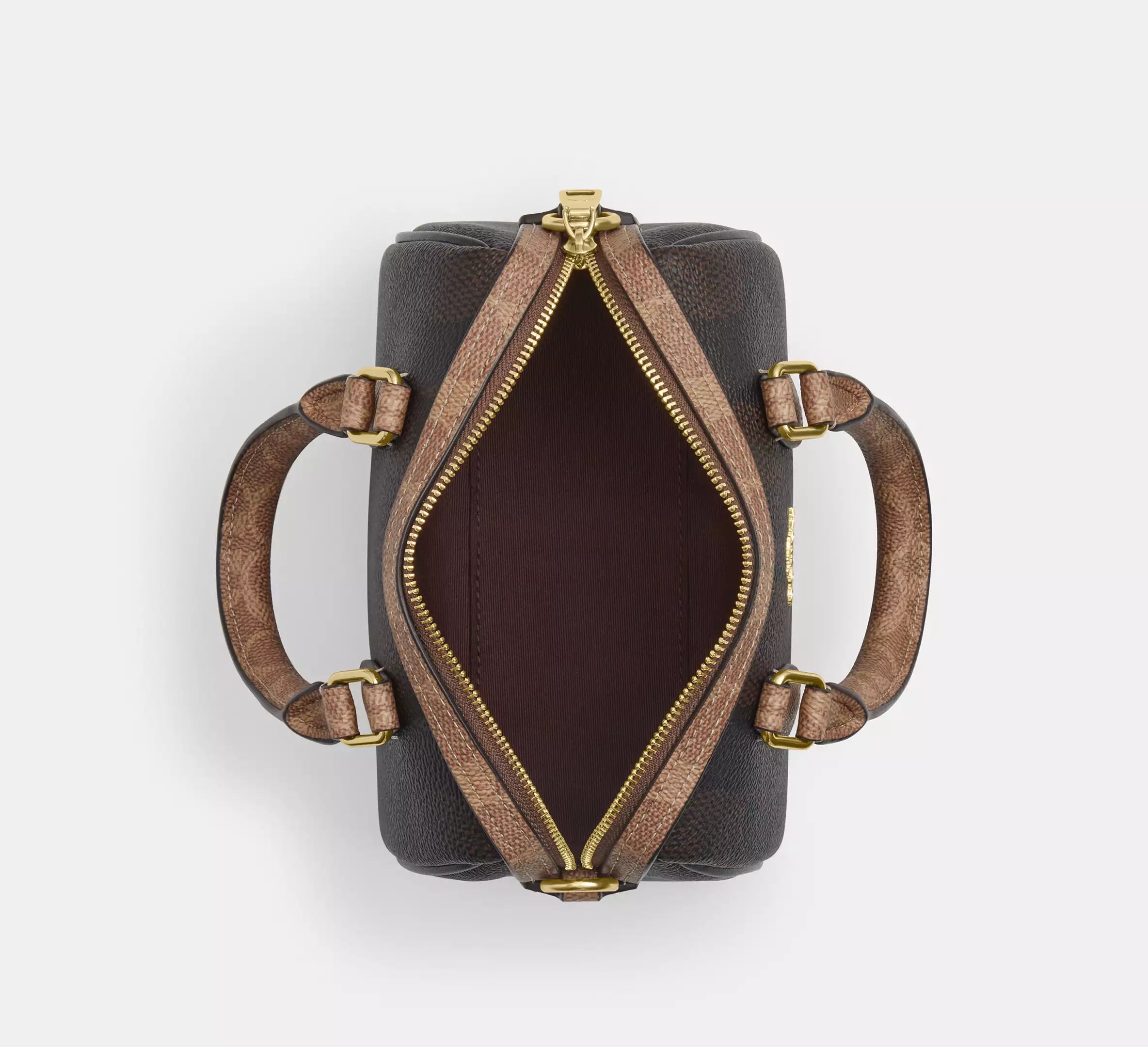 Coach Mini Rowan Crossbody Bag In Blocked Signature Canvas