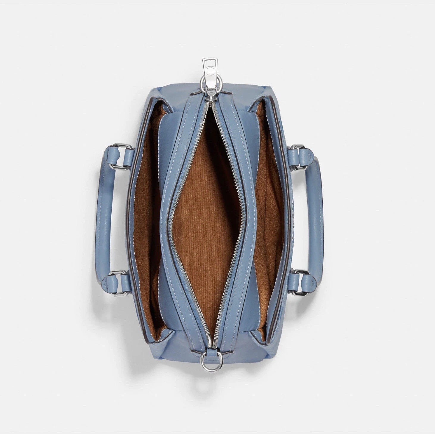 Coach Darcie Carryall In Signature Chambray Silver/Cornflower Multi