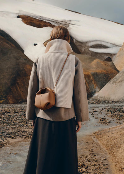 Polène Béri Edition Textured Camel hover