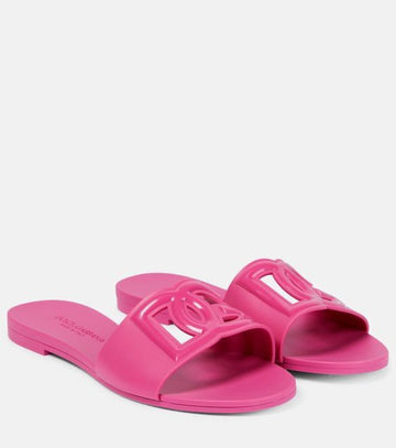 Dolce & Gabbana Rubber Beachwear Sliders