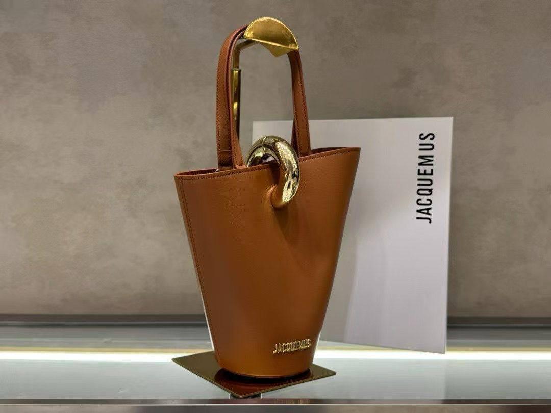 Jacquemus Le Petit Bambola Leather Top Handle Bag