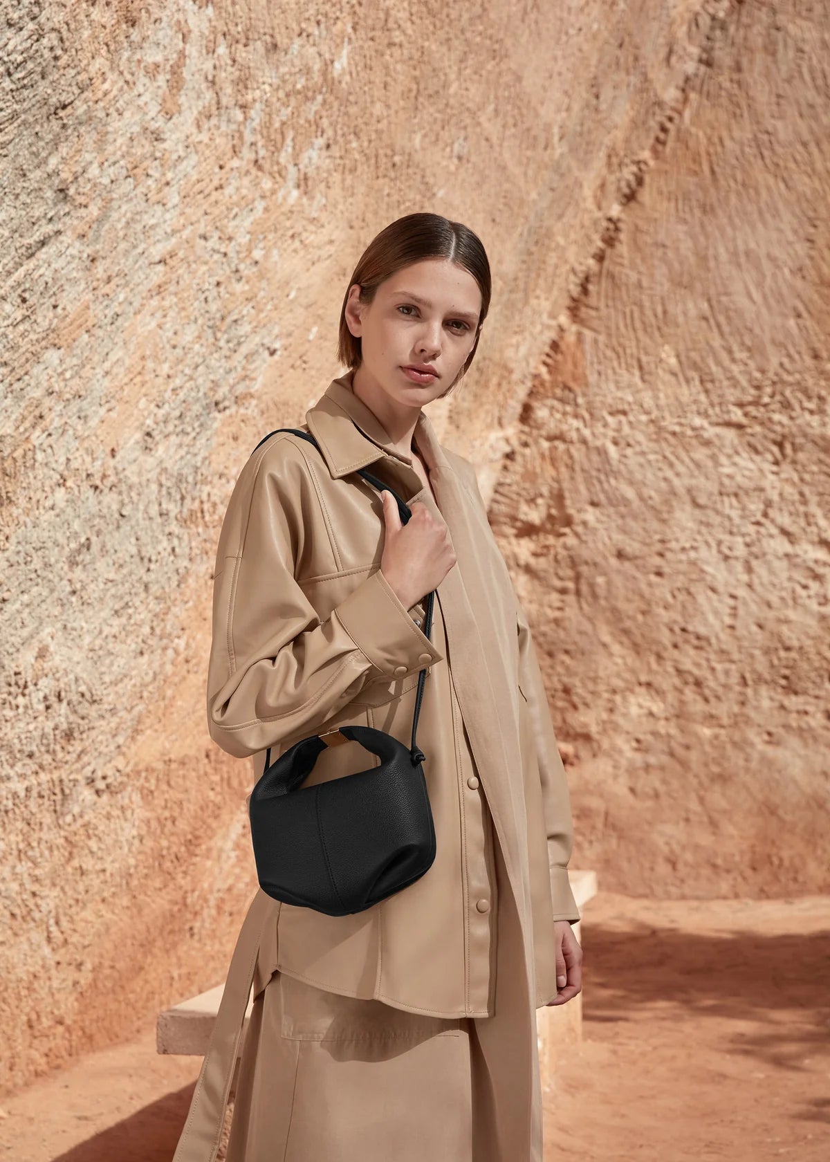 Polene Béri Edition Textured Black