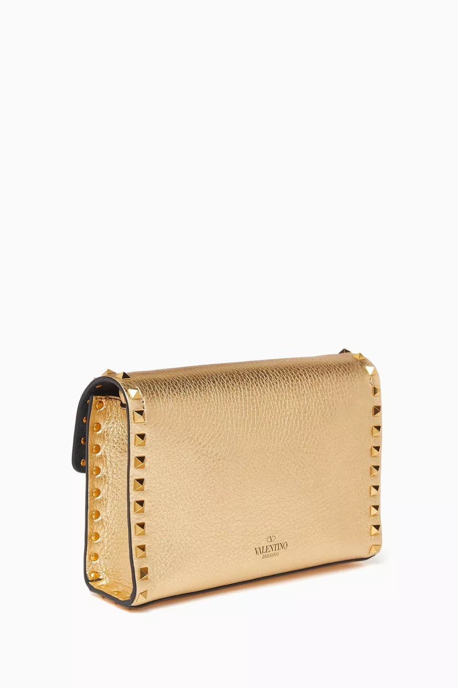Valentino Garavani Small Rockstud Crossbody Bag in Grainy Valentino Garavani Small Rockstud Crossbody Bag in Grainy