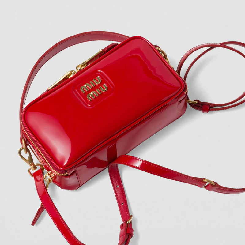 Miu Miu Patent Leather Shoulder Bag