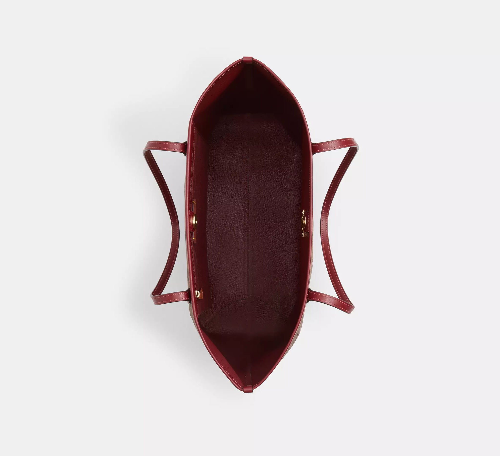 Coach City Tote Bag – Signature Canvas – Cherry Print