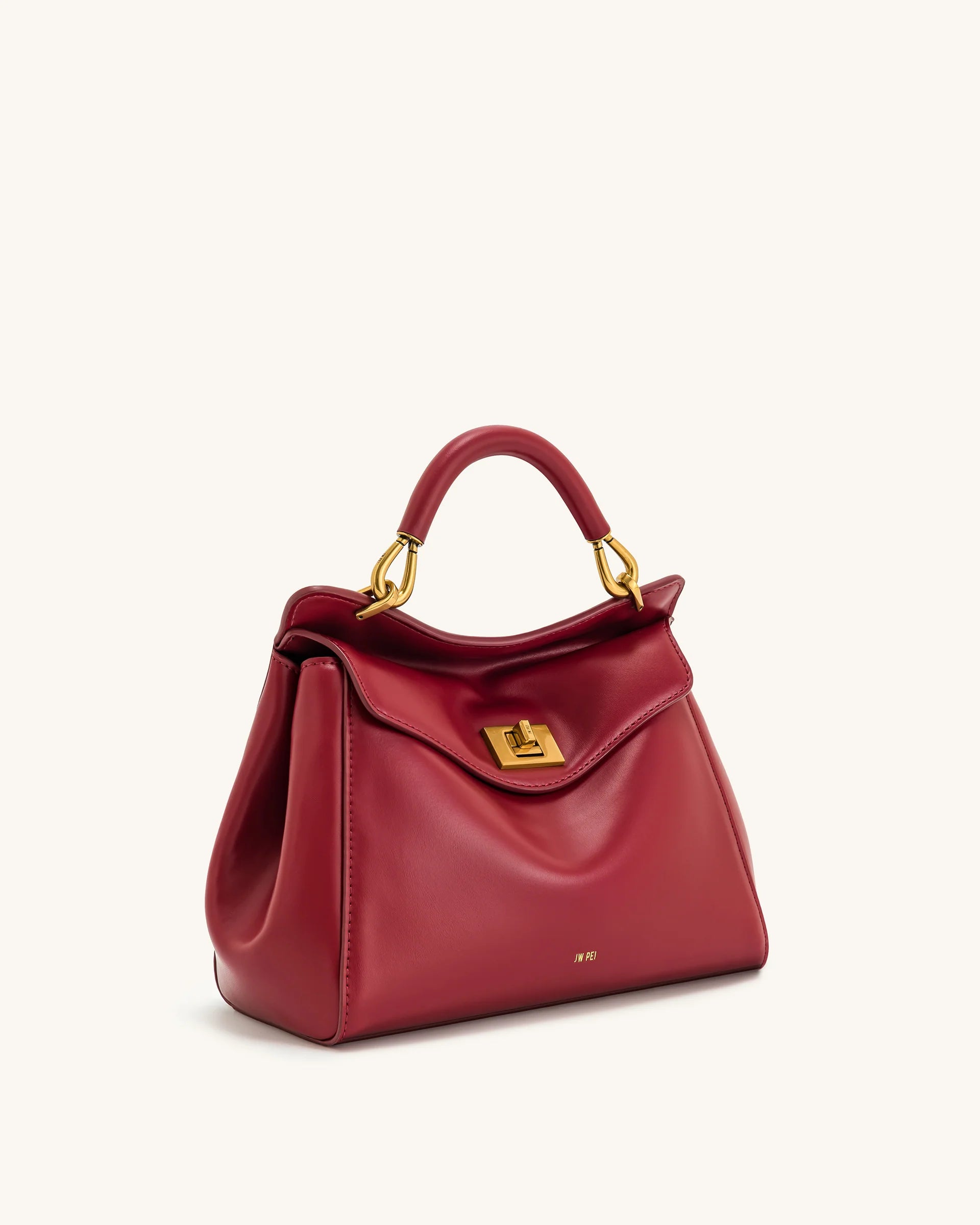 JWPEI Lucia Classic Top Handbag - Claret
