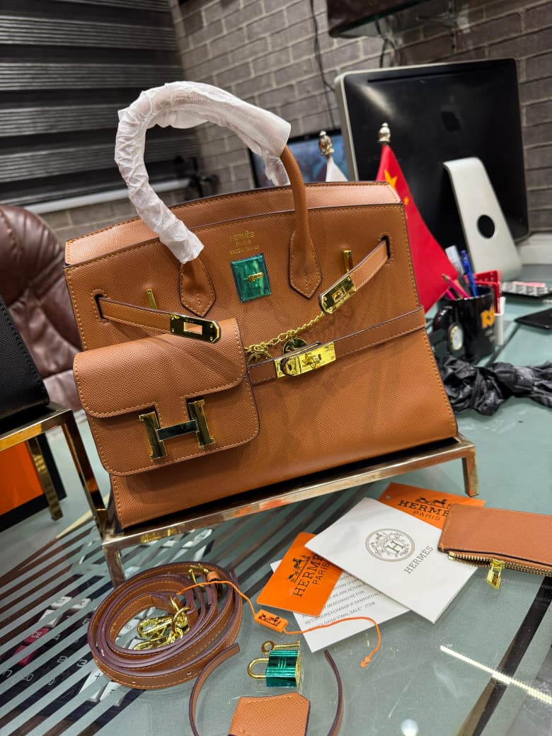 Hermès Birkin Bag – Black / Beige / Brown