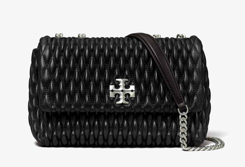 Tory Burch SMALL KIRA RUCHED CONVERTIBLE SHOULDER BAG