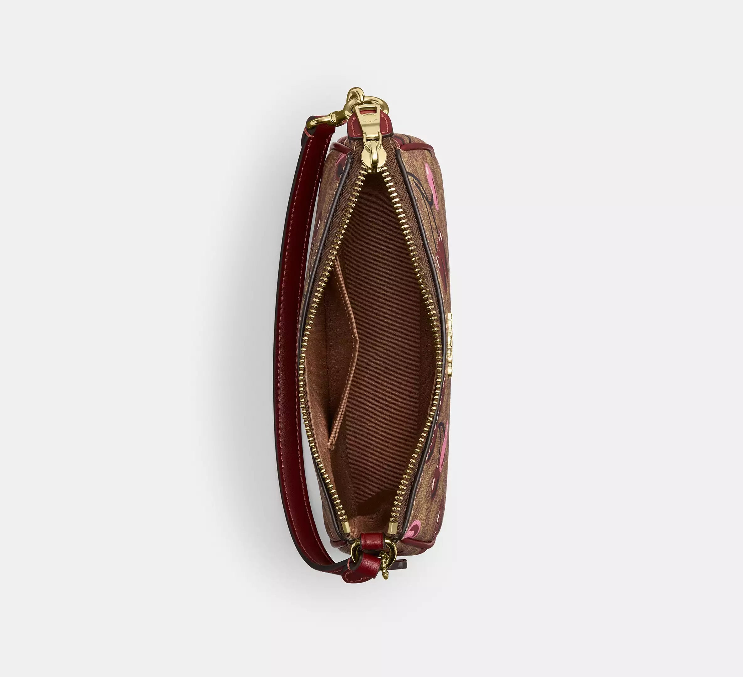 Coach Nolita 19 In Signature Canvas With Cherry Print
