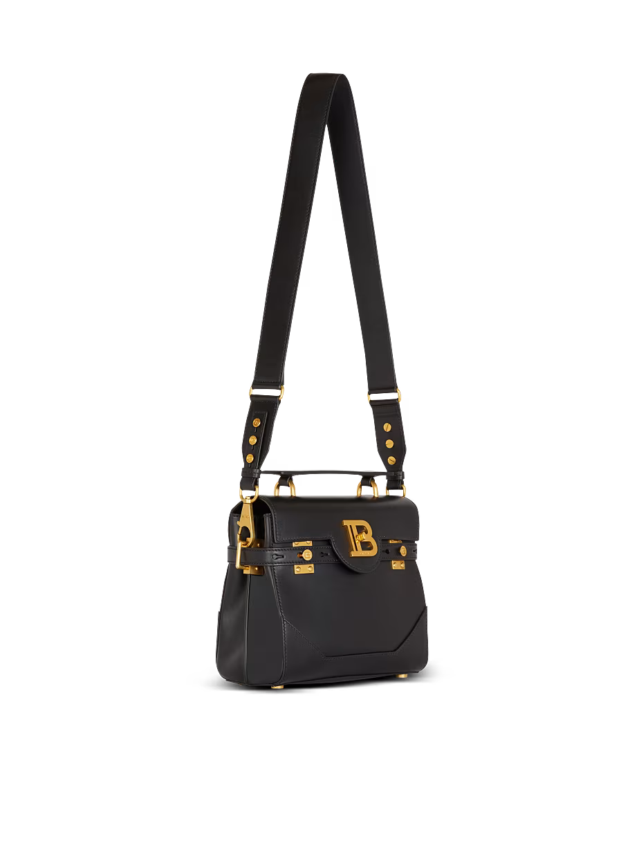 Balmain Smooth leather B-Buzz 23 bag