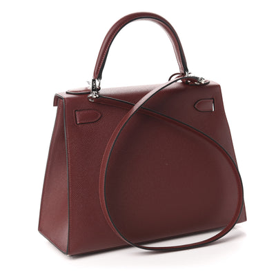 Hermes  Epsom Kelly Sellier 28 Rouge H hover