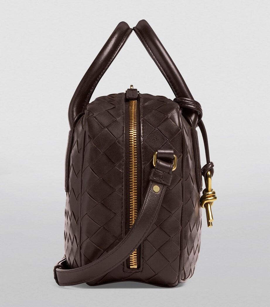 Bottega Veneta  Lambskin Intrecciato Small Getaway Fondant