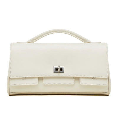 Balenciaga Genuine Leather Designer Lock Clasp Shoulder Handbag