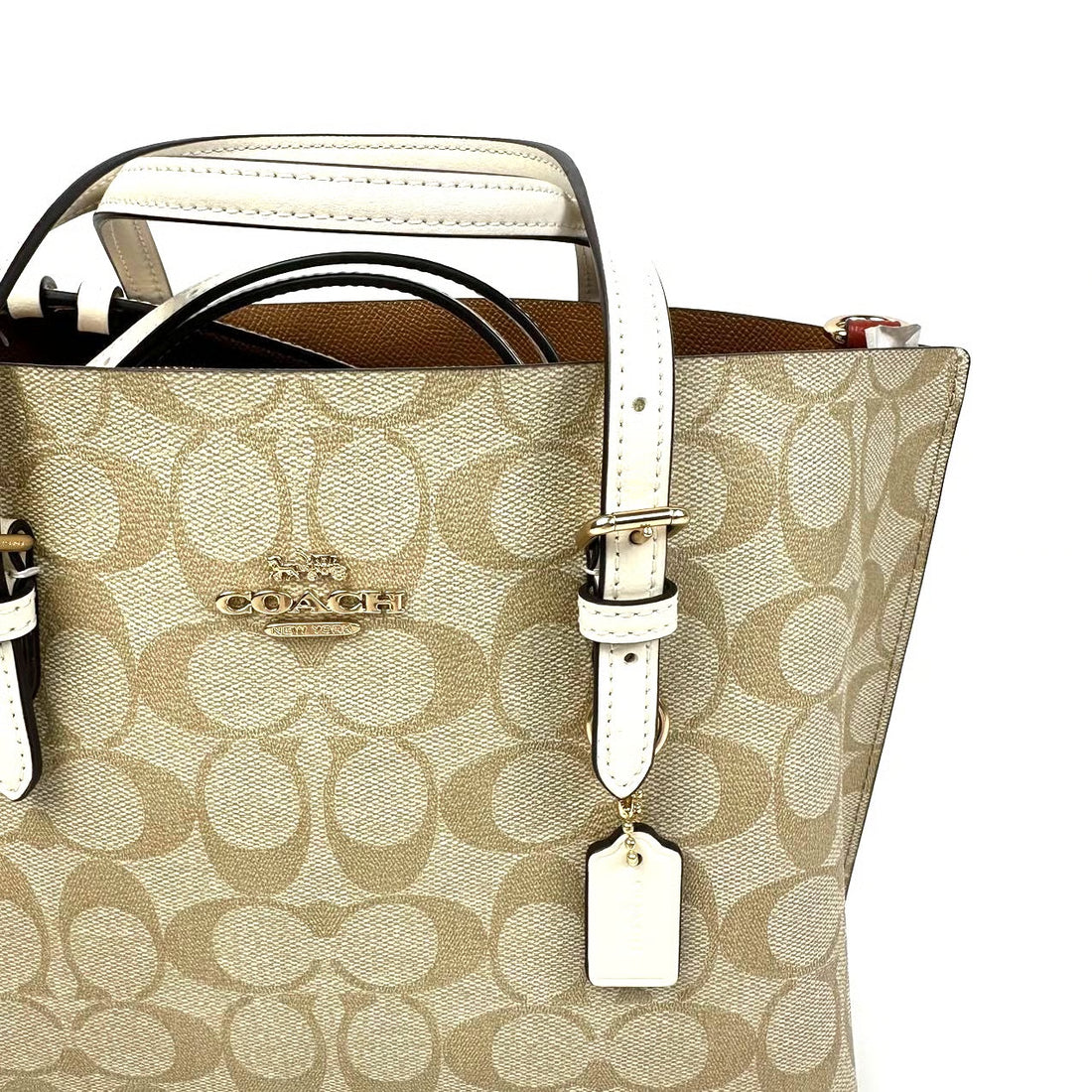 Coach Mollie Tote Bag In Signature Canvas
