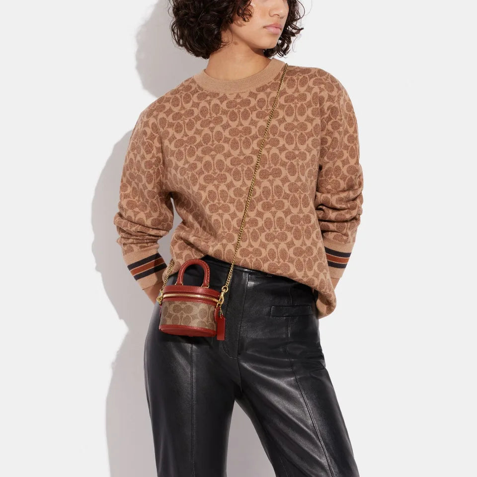 Coach Trail Crossbody 12 In Signature Canvas