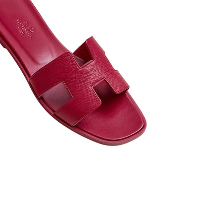 Hermes Oran Sandal Rose Magenta