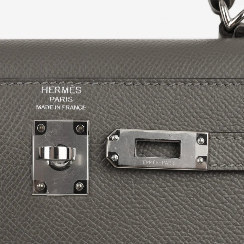 Hermès - Gris Meyer Epsom | Palladium Hardware