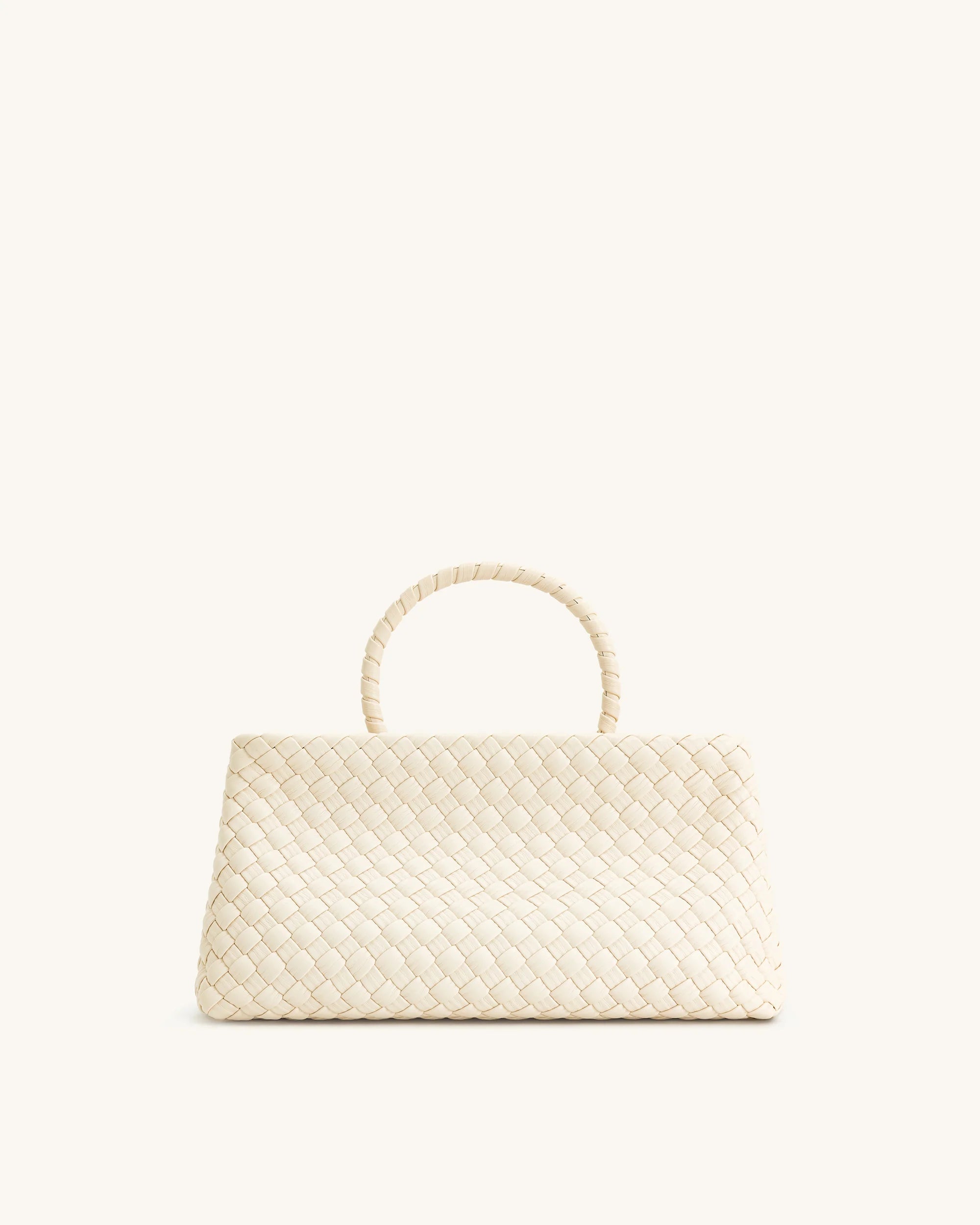 JW PEI Elora Woven Tote Bag - White