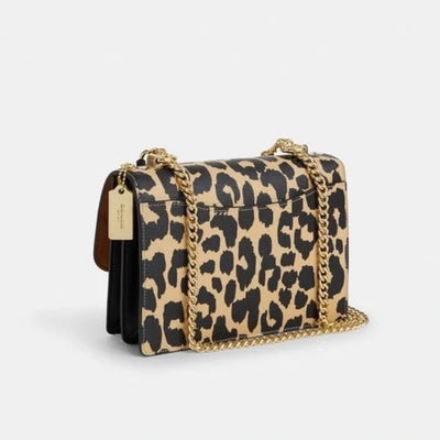 Coach Klare Crossbody Bag – Leopard Print hover