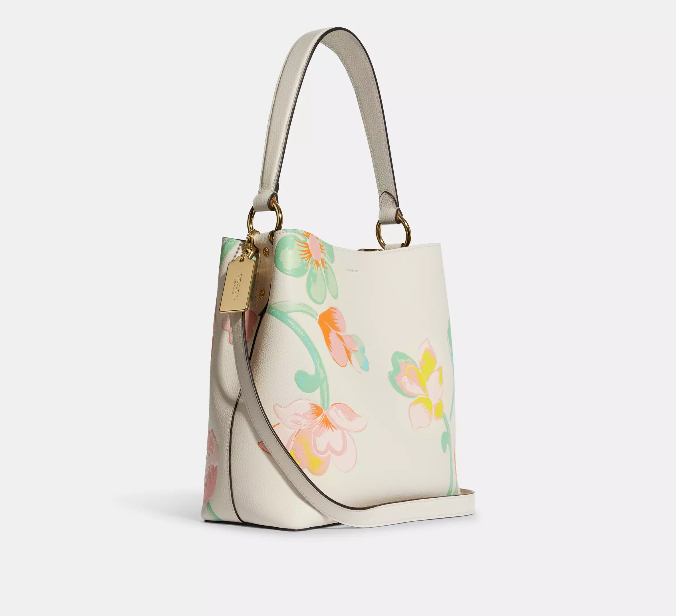 Coach Town Bucket Bag With Dreamy Land Floral Print