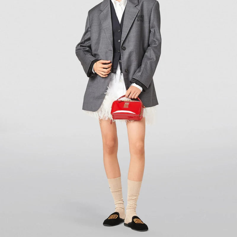 Miu Miu Patent Leather Shoulder Bag