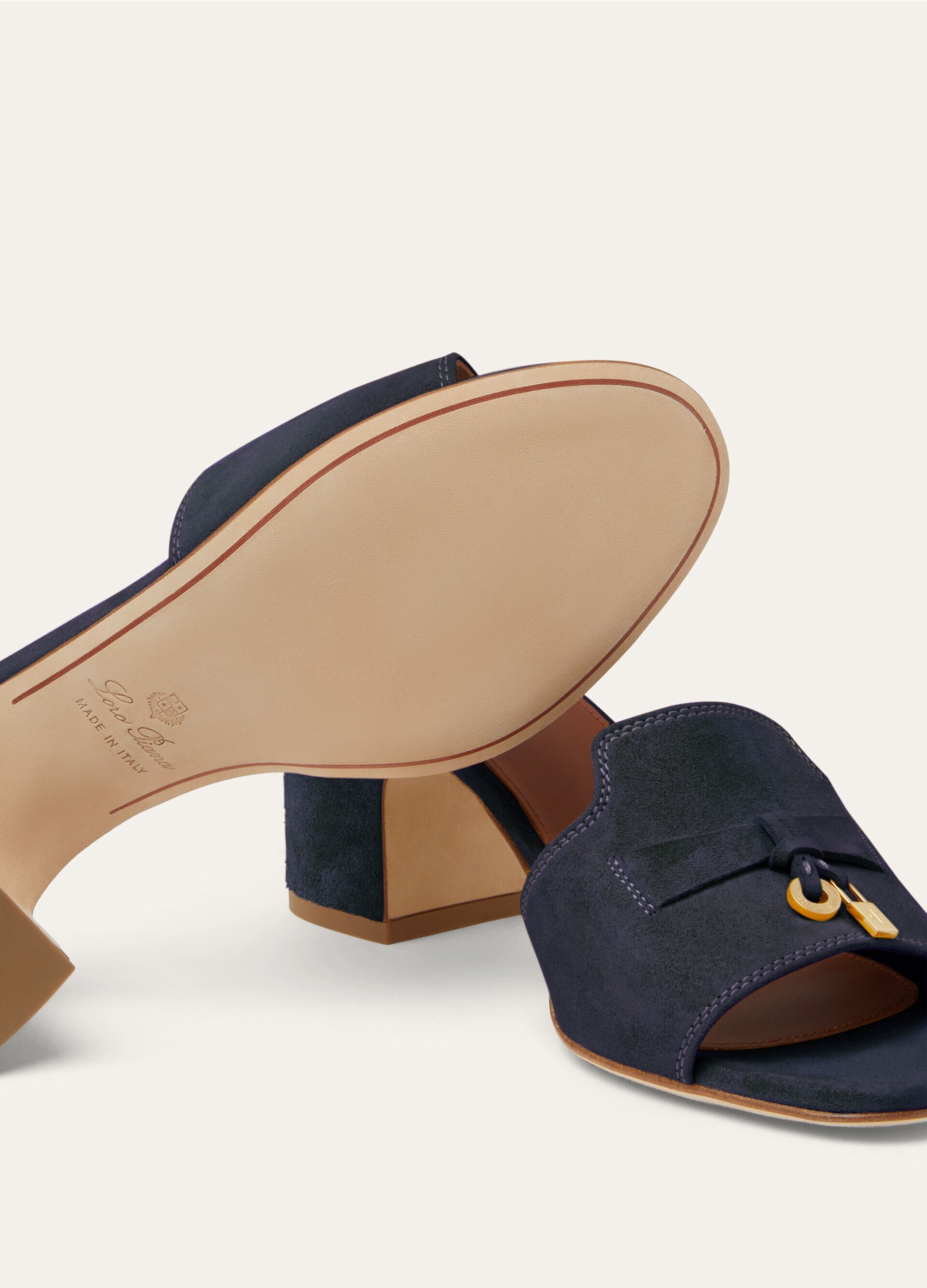Loro Piana Summer Charms Sandal  Suede Goatskin