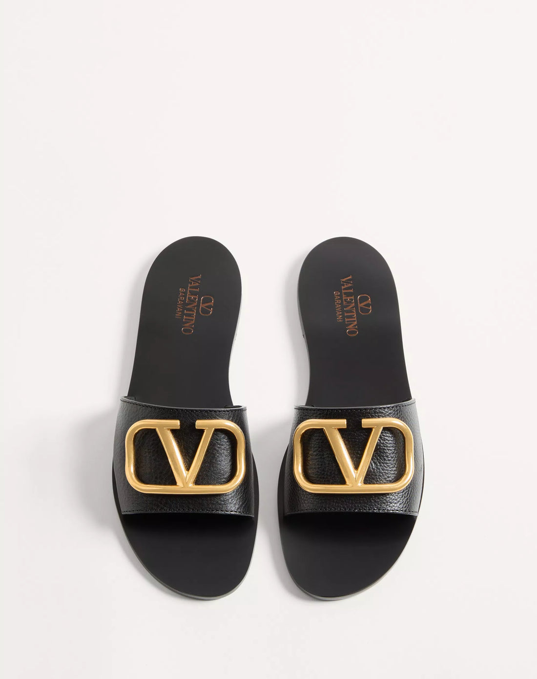 Valentino Garavani Grainy Cowhide Sandals