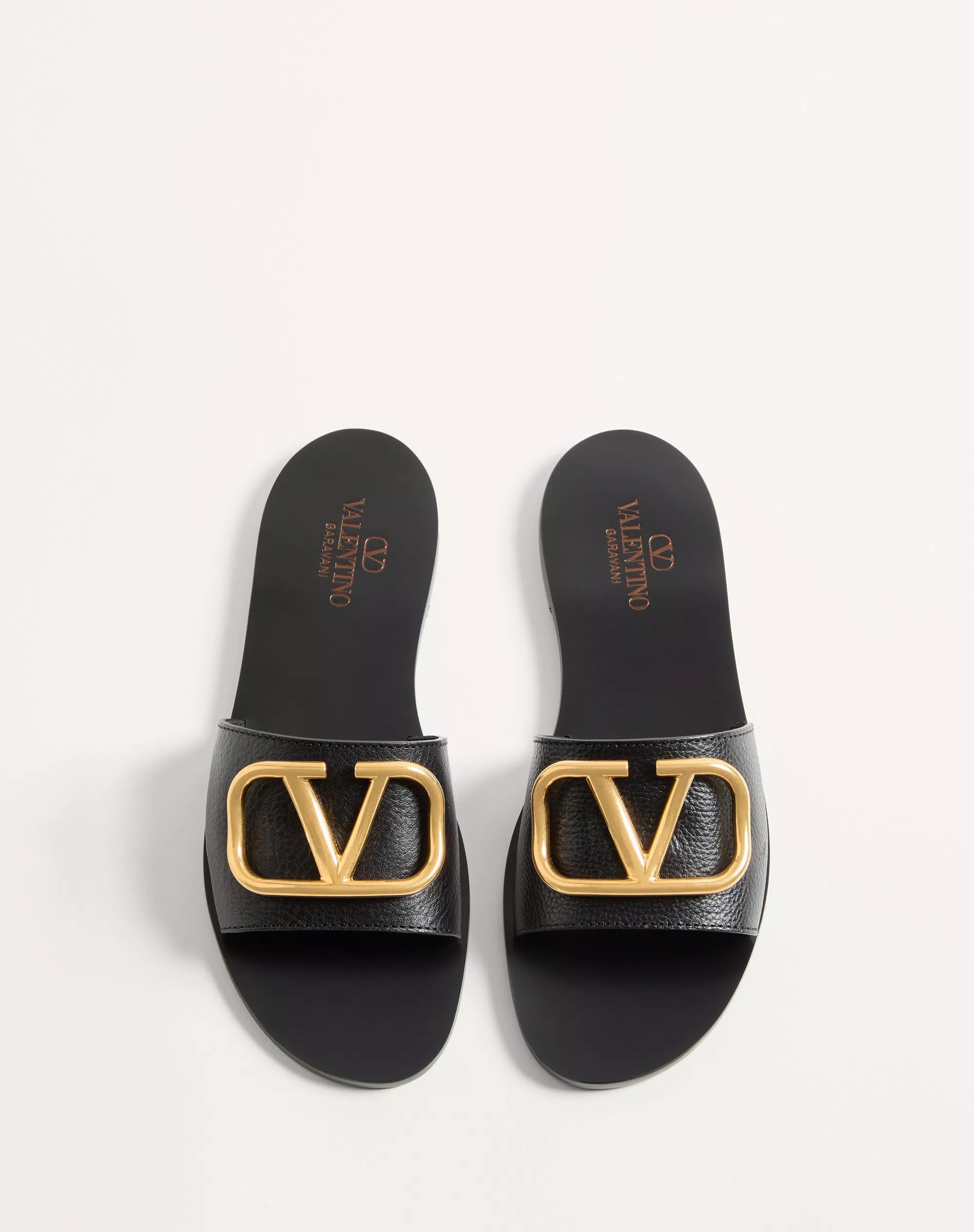 Valentino Garavani Grainy Cowhide Sandals