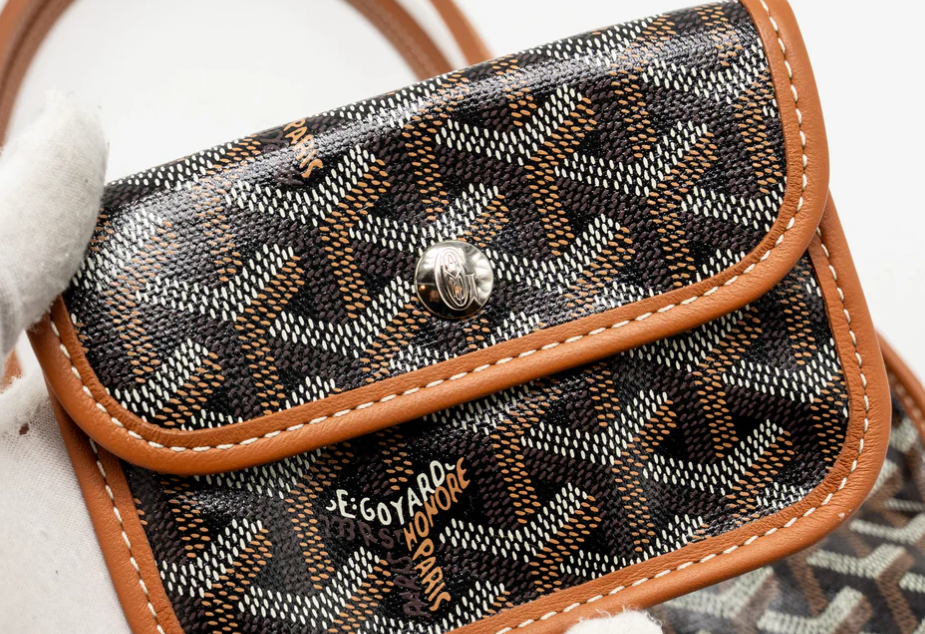 Goyard Mini Anjou tote Bag Goyardline canvas / calfskin