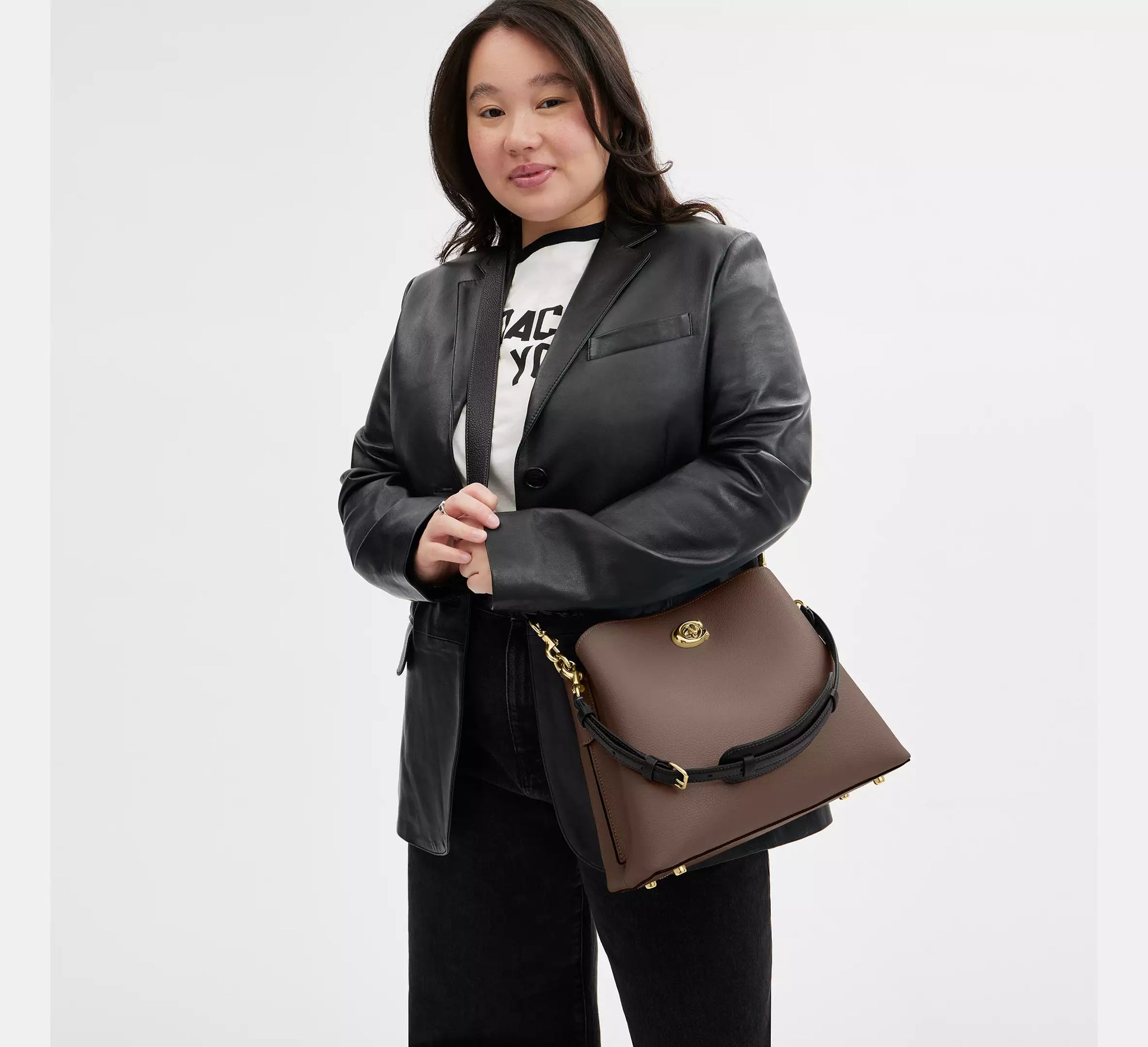 Coach Willow Shoulder Bag In Colorblock