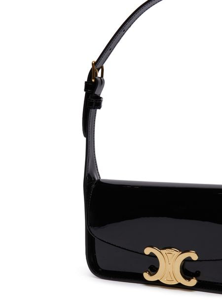 CELINE Triomphe Terence Shoulder Bag Calfskin
