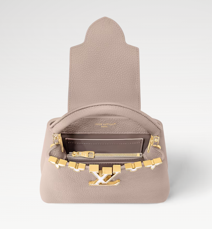 Louis Vuitton  Taurillon Embellished Flower Crown Capucines