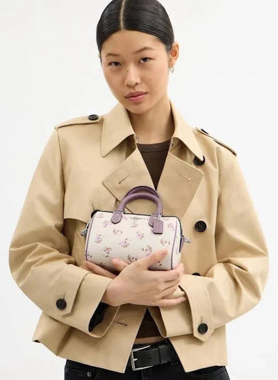 Coach Mini Rowan Crossbody Bag With Floral Print hover