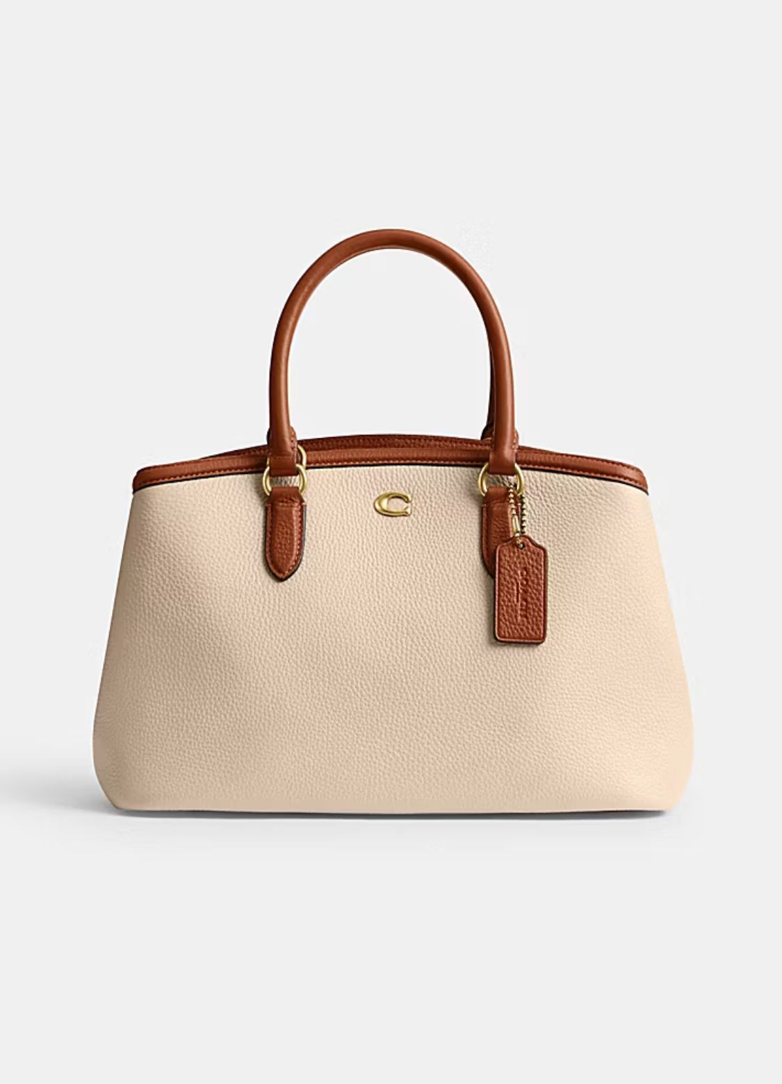 Coach leather carryall clearance