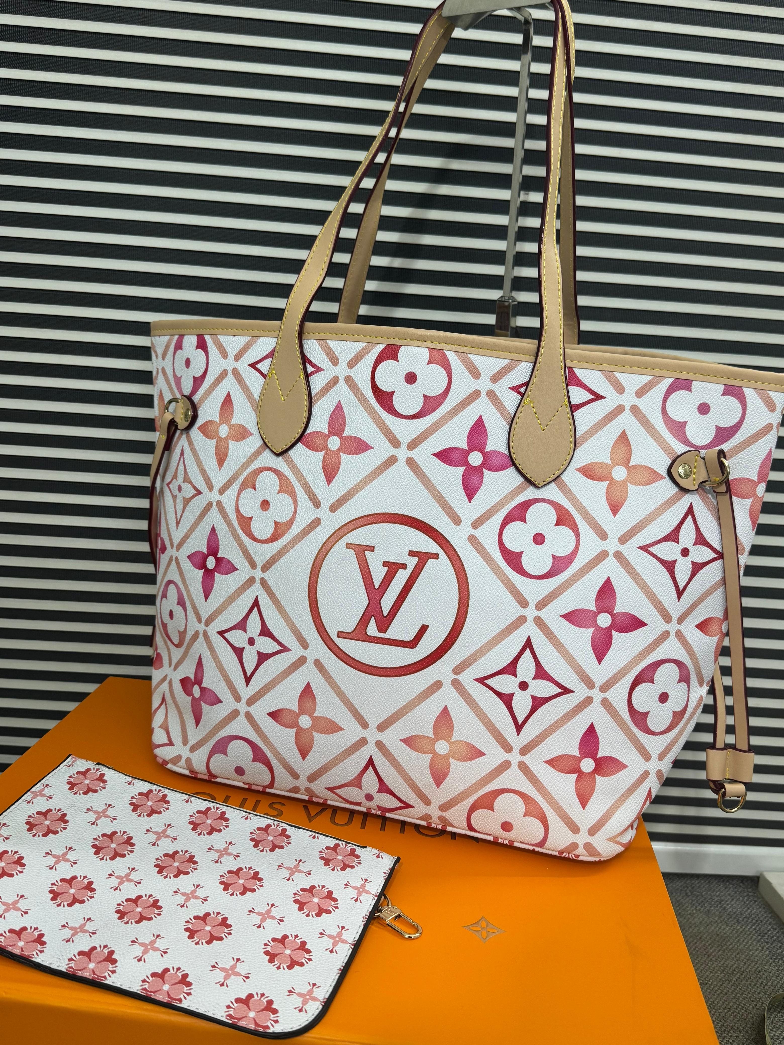LOUIS VUITTON The essential Neverfull MM tote { MIRROR COPY }