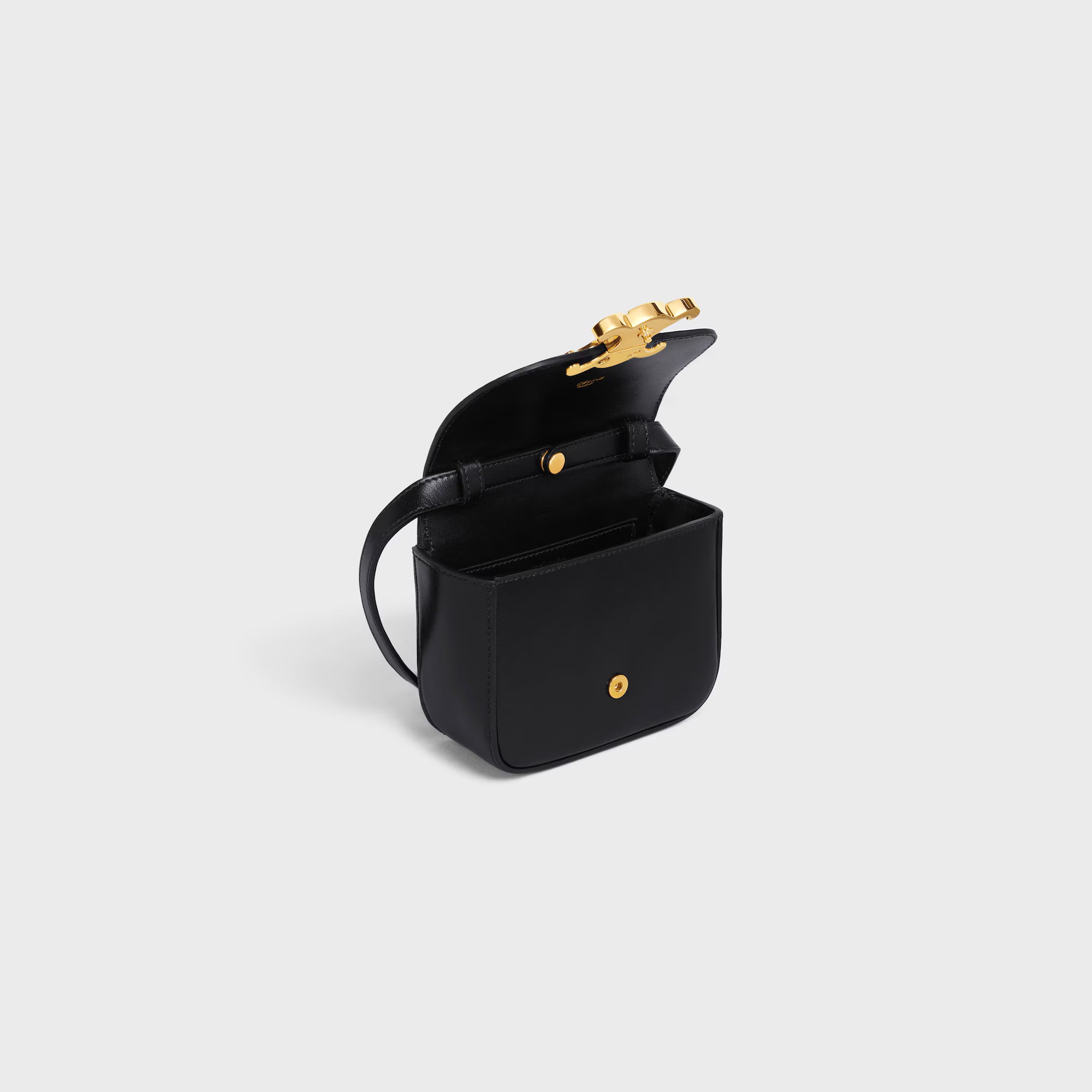 Celine MINI CLAUDE IN Shiny calfskin