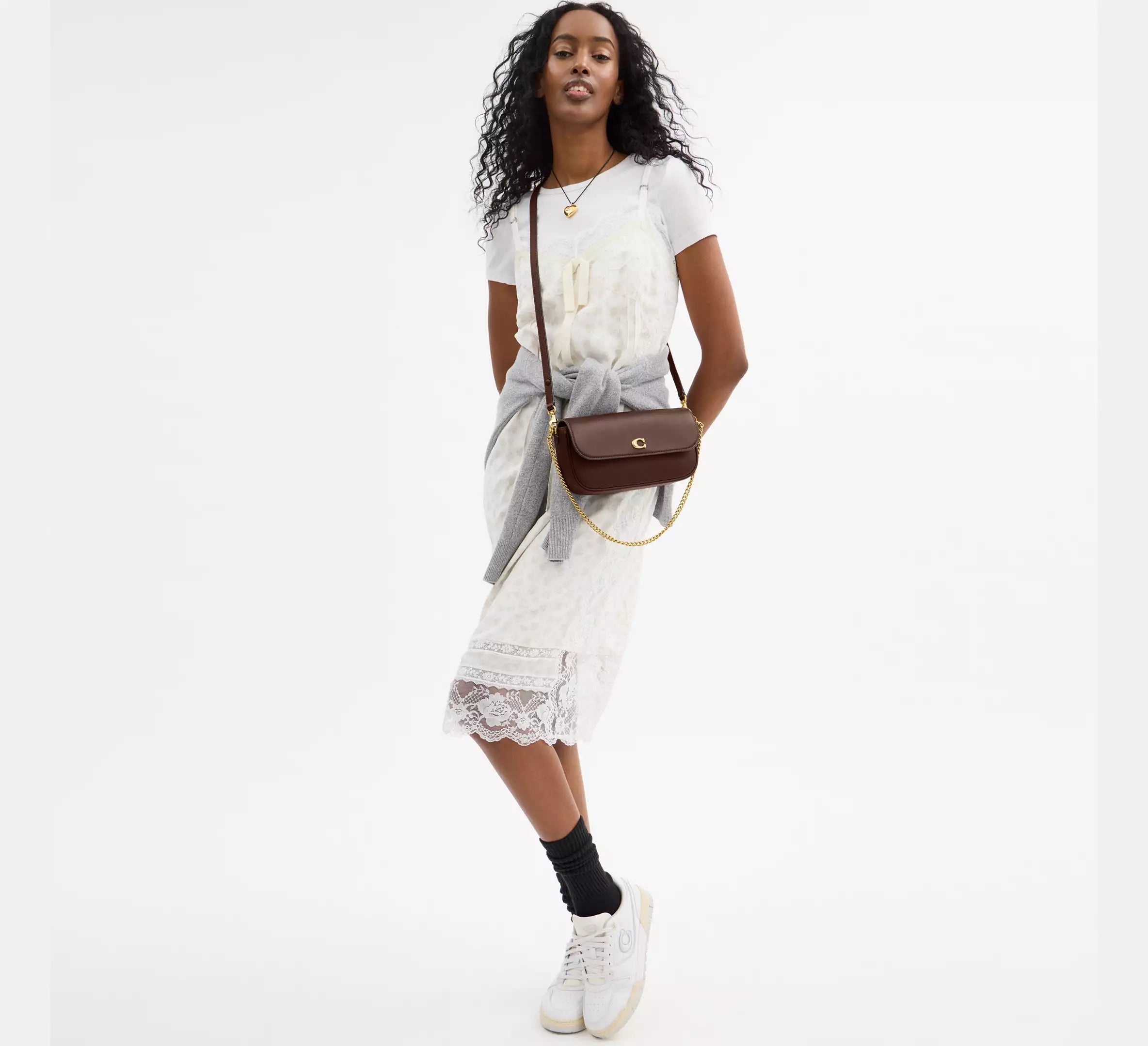 Coach Brook Flap Chain Bag