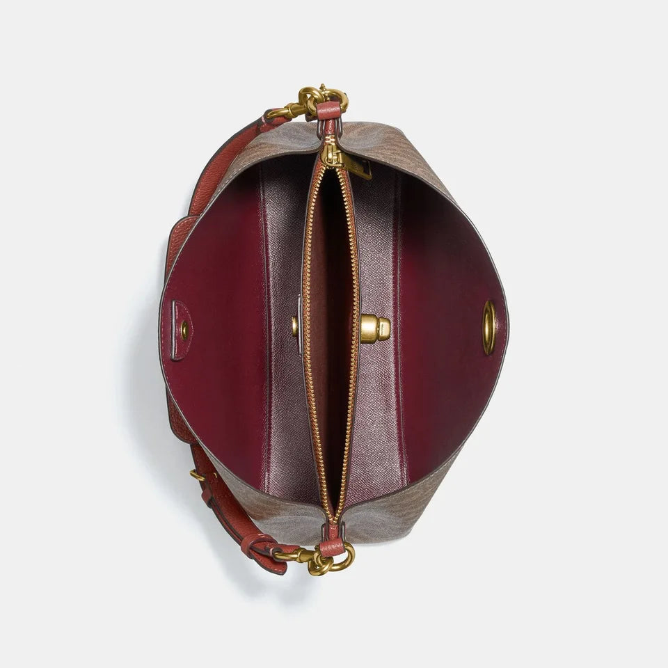 Coach Willow Shoulder Bag In Signature Canvas