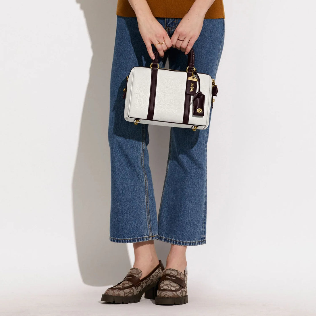 Coach Ruby Satchel 25 In Signature Textile Jacquard