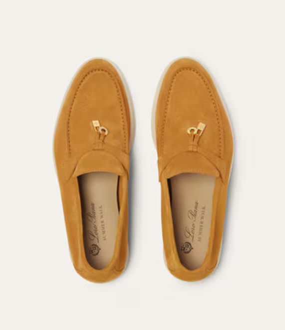 Loro Piana Summer Charms Walk Loafer  Suede