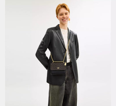 Coach Mini Klare Crossbody Bag – Signature Canvas hover