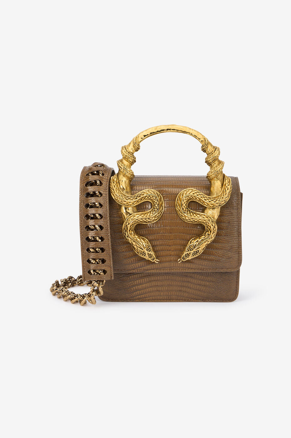 Roberto Cavalli Bag With Snakes