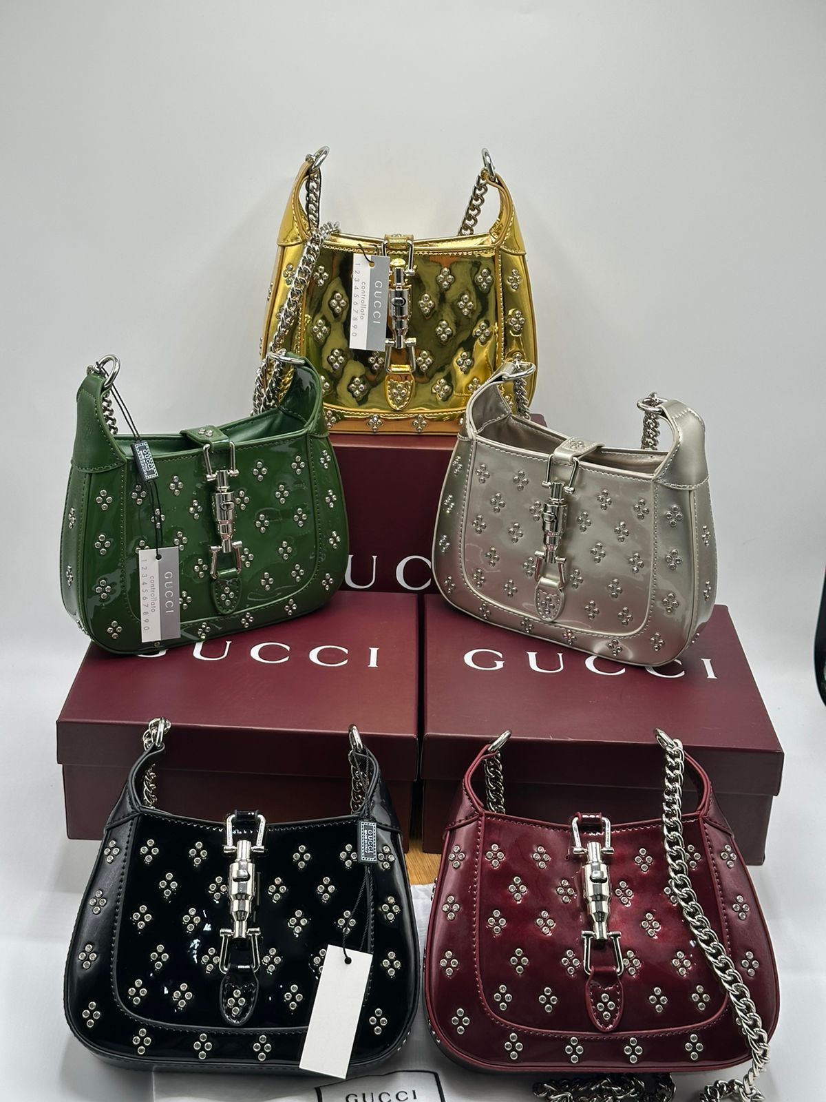 Gucci Jackie 1961 Crystal Medium Bag