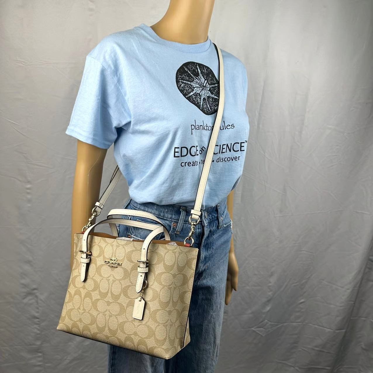 Coach Mollie Tote Bag In Signature Canvas