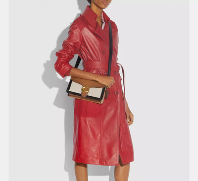 Coach Tabby Shoulder Bag 26 In Blocked Signature Canvas hover