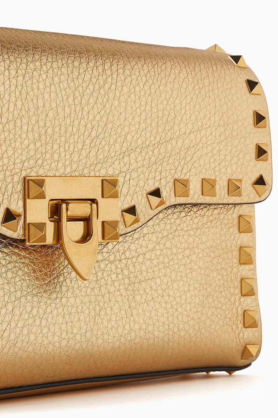Valentino Garavani Small Rockstud Crossbody Bag in Grainy Leather