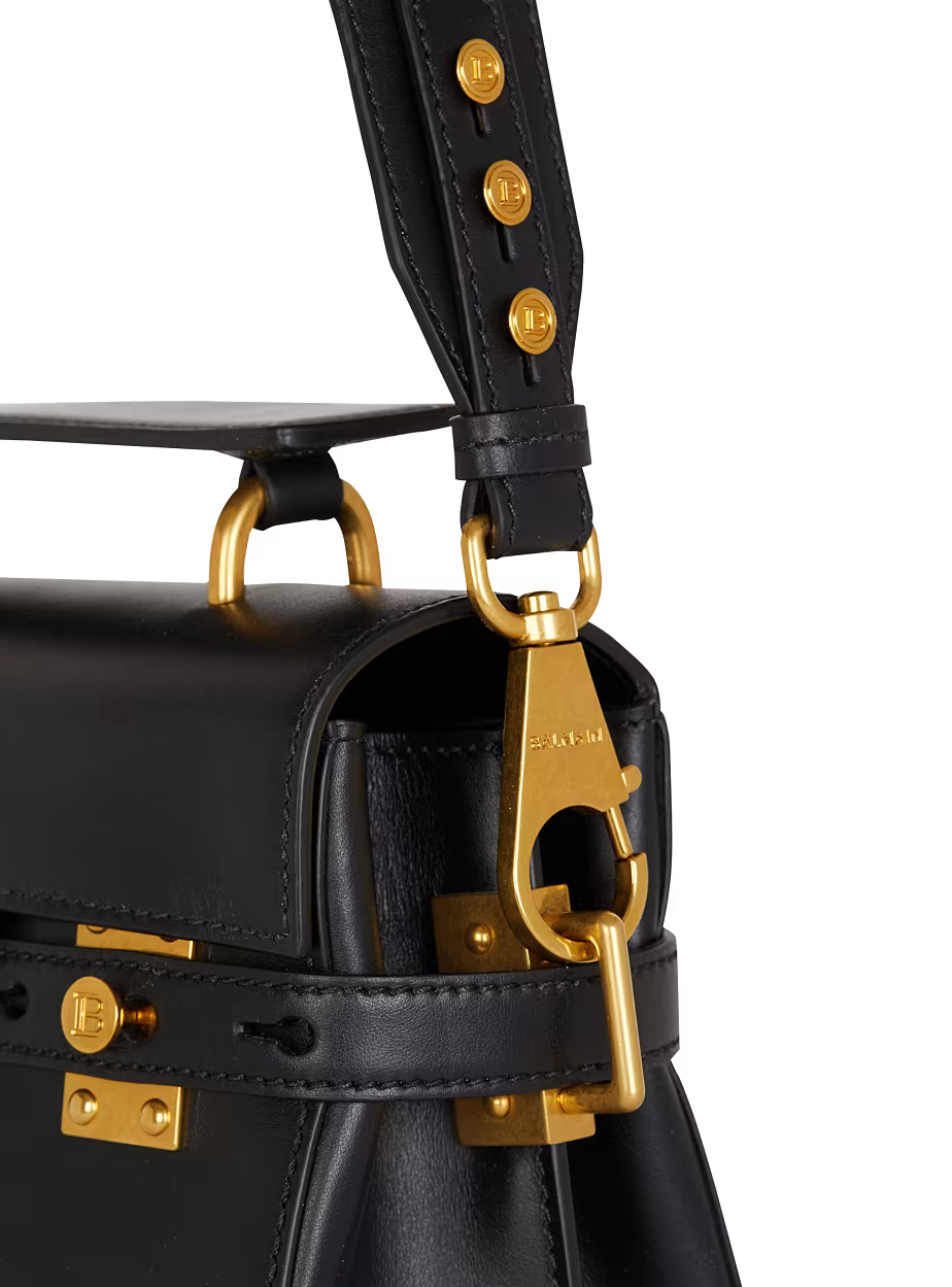 Balmain Smooth leather B-Buzz 23 bag