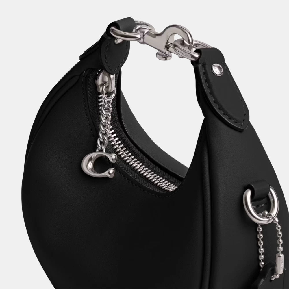 Coach Jonie Mini Leather Bag (Black)