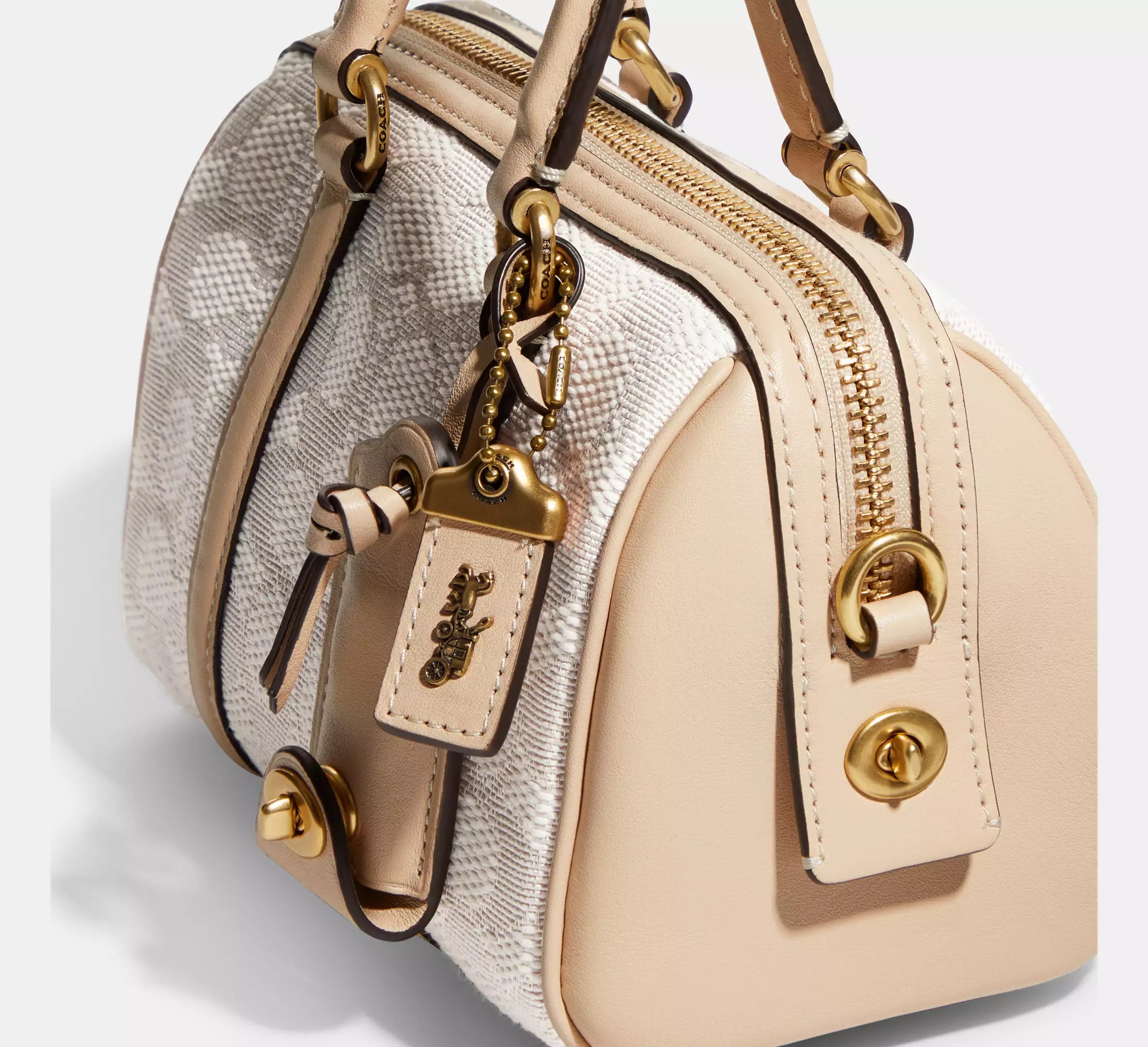 Coach Ruby Satchel In Signature Textile Jacquard